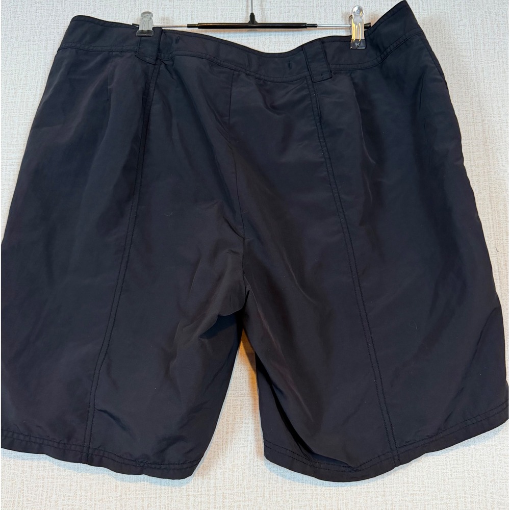 Eddie Bauer Womens Black Nylon Hiking Shorts Size 16W Quick Dry Outdoor Utility